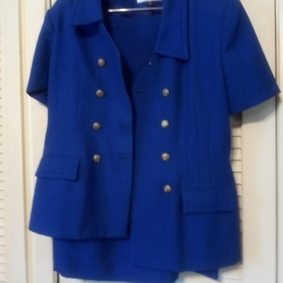 SIZE 10 KASPER FOR A.S.L. 2 PC. SKIRT SUIT - Picture 4 of 16